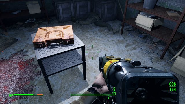 In the chest you will find the key to the locked room. - Fallout 4: USAF Satellite Station Olivia map - Sanctuary - Sector 1 - Fallout 4 Game Guide & Walkthrough