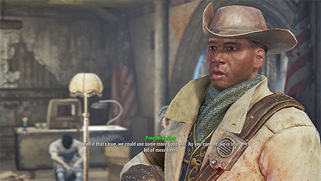 Preston Garvey is leading the Minutemen faction - Fallout 4: All companions - Basics - Fallout 4 Game Guide & Walkthrough