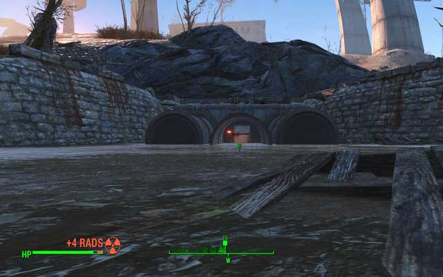 The entrance is partially flooded - Fallout 4: Human Error (Covenant) - Side quests in other locations - Fallout 4 Game Guide & Walkthrough