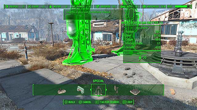 Beam Emitter - Fallout 4: The Molecular Level - constructing the signal interceptor (teleporter) - Main story - Fallout 4 Game Guide & Walkthrough