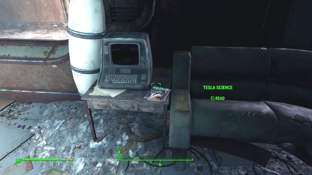 One of the rooms contains Tesla Science magazine that increases energy weapon critical hits by 5% - Fallout 4: ArcJet Systems - Fort Hagen - Sector 4 - Fallout 4 Game Guide & Walkthrough