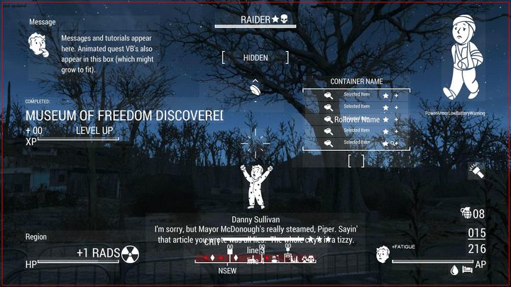 Also, the inventory menu can be modified - this time using the Settings - DEF_Interface - improved interface | Mods for Fallout 4 - The best mods - Fallout 4 Game Guide & Walkthrough