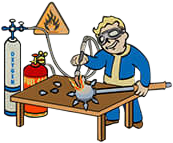 Blacksmith - Fire up the forge and gain access to base level and Rank 1 melee weapon mods - Fallout 4: Strength Perk - Perks - Fallout 4 Game Guide & Walkthrough