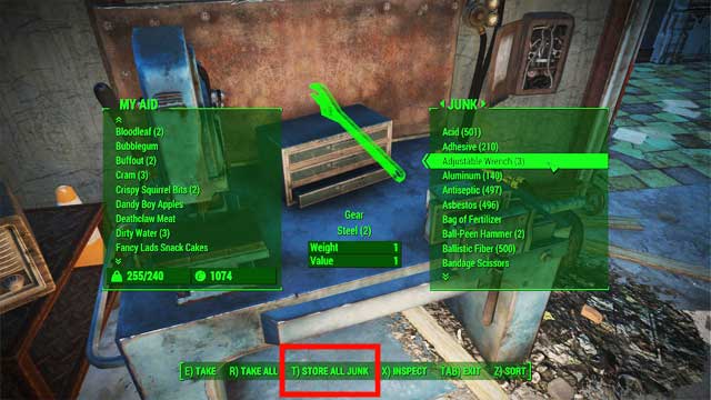 Every structure that allows crafting can serve as workshop - including Power Armor workshops, a stove or armory table - Fallout 4: Basics of crafting - Creating settlements - Fallout 4 Game Guide & Walkthrough