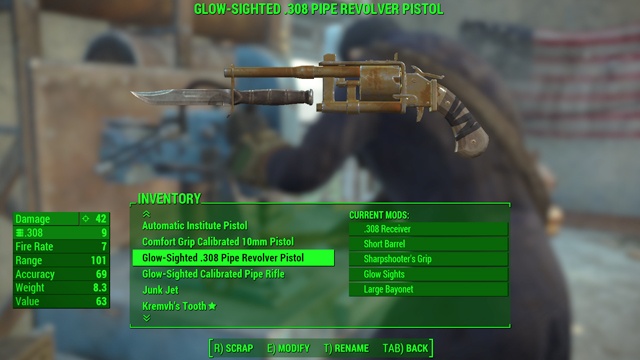 From here you can - Fallout 4: Weapon upgrading - Weapons and Upgrades - Fallout 4 Game Guide & Walkthrough