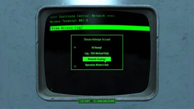 Enter the first room after teleporting and walk towards the large computer - Fallout 4: Outside the Wire - Major Quests for Brotherhood of Steel faction - Fallout 4 Game Guide & Walkthrough
