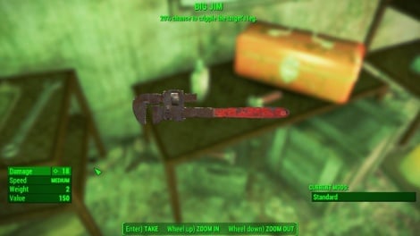 Type: Pipe wrench - Fallout 4: Melee weapons - Unique weapons - Fallout 4 Game Guide & Walkthrough