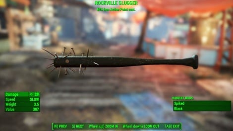 Type: Baseball bat - Fallout 4: Melee weapons - Unique weapons - Fallout 4 Game Guide & Walkthrough