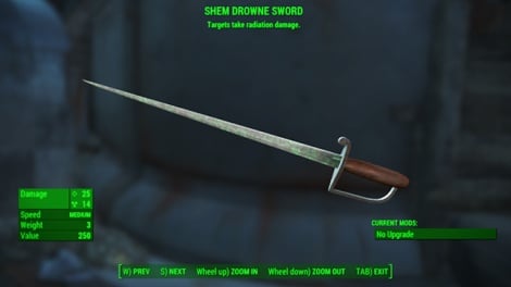 Type: Revolutionary sword - Fallout 4: Melee weapons - Unique weapons - Fallout 4 Game Guide & Walkthrough