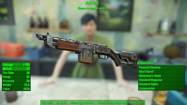 Type: Combat shotgun - Fallout 4: Guns - light - Unique weapons - Fallout 4 Game Guide & Walkthrough
