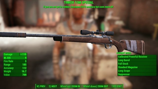 Type: Hunting rifle - Fallout 4: Guns - light - Unique weapons - Fallout 4 Game Guide & Walkthrough