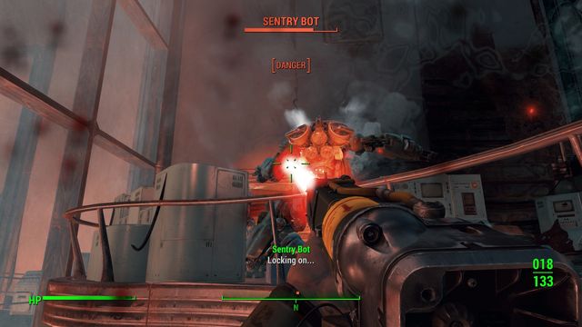 While fighting the robots, let Ingram receive most of the damage. - Fallout 4: Spoils of War - Major Quests for Brotherhood of Steel faction - Fallout 4 Game Guide & Walkthrough