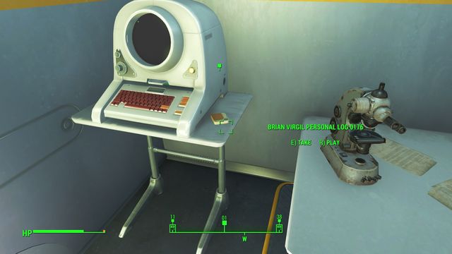 The second way is breaking into the room in the eastern side of the building (novice level lock) - Fallout 4: From Within - Minor quests for Brotherhood of Steel faction - Fallout 4 Game Guide & Walkthrough