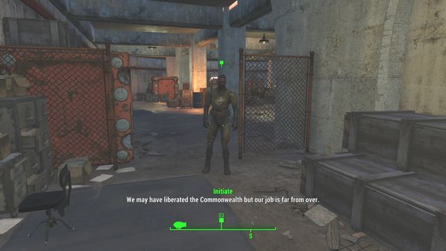 You can receive the quest from Captain Kells who can be found on the bridge of the Prydwen ship - Fallout 4: Duty or Dishonor - Minor quests for Brotherhood of Steel faction - Fallout 4 Game Guide & Walkthrough