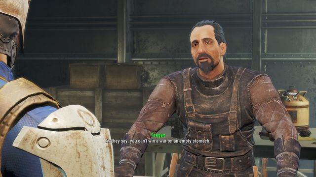 Feeding the troops is one of the random quests of the Brotherhood of Steel - Fallout 4: Feeding the Troops - Minor quests for Brotherhood of Steel faction - Fallout 4 Game Guide & Walkthrough