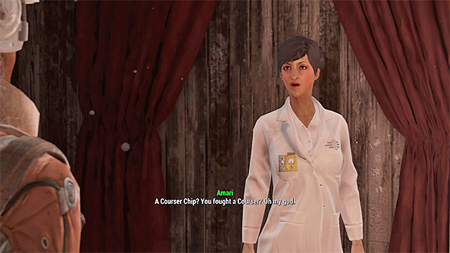 Show the chip to doctor Amari - Fallout 4: The Molecular Level - beginning of the quest - Main story - Fallout 4 Game Guide & Walkthrough