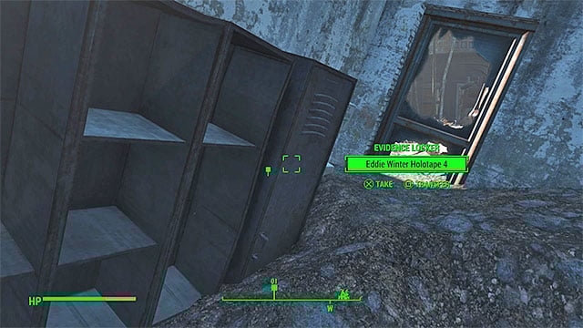 Find the locker with the tape - Fallout 4: Long Time Coming - Nick Valentine - Minor quests for Institute faction - Fallout 4 Game Guide & Walkthrough