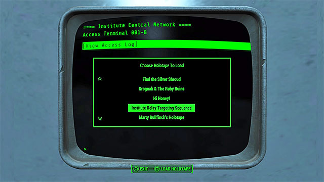 Load the holotape - Fallout 4: The Nuclear Option (the Minutemen ending) - Major quests for Minutemen faction - Fallout 4 Game Guide & Walkthrough