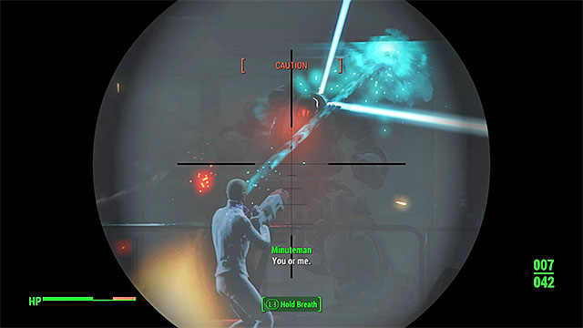 The large robot will get rid of some synths for you, but in the end you will have to defeat it yourself - Fallout 4: The Nuclear Option (the Minutemen ending) - Major quests for Minutemen faction - Fallout 4 Game Guide & Walkthrough