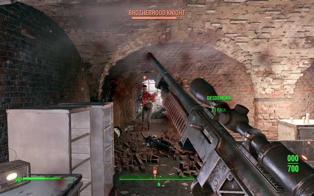 There is a second entrance at the back of the H. Q. through which the Brotherhood will attack - Fallout 4: Precipice of War - Major Quests for Railroad faction - Fallout 4 Game Guide & Walkthrough