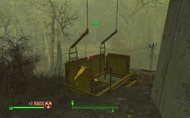 Use the yellow elevator to reach the hideout - Fallout 4: Long Road Ahead - MacCready - Minor quests for Institute faction - Fallout 4 Game Guide & Walkthrough