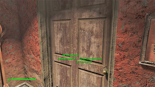 Wallace has locked himself up in the room at the ground floor - Fallout 4: Pinned - Major quests for Institute faction - Fallout 4 Game Guide & Walkthrough