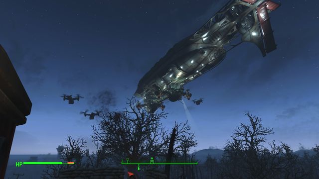 It is impossible to miss the arrival of the Brotherhood of Steels main forces in the Union. - Fallout 4: Shadow of Steel - Major Quests for Brotherhood of Steel faction - Fallout 4 Game Guide & Walkthrough