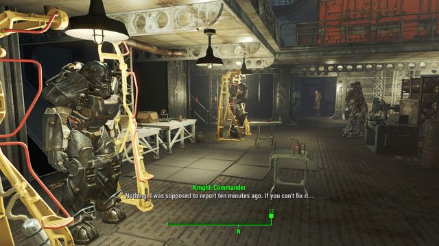 After the conversation, and after you have initially explored the ship, go to paladin Danse - Fallout 4: Shadow of Steel - Major Quests for Brotherhood of Steel faction - Fallout 4 Game Guide & Walkthrough