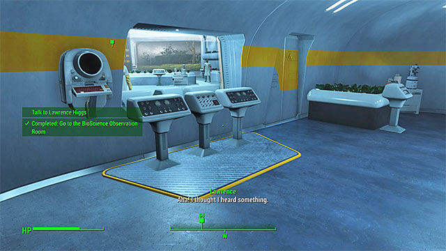 You can speak with Higgs through the glass - Fallout 4: A House Divided - Minor quests for Institute faction - Fallout 4 Game Guide & Walkthrough