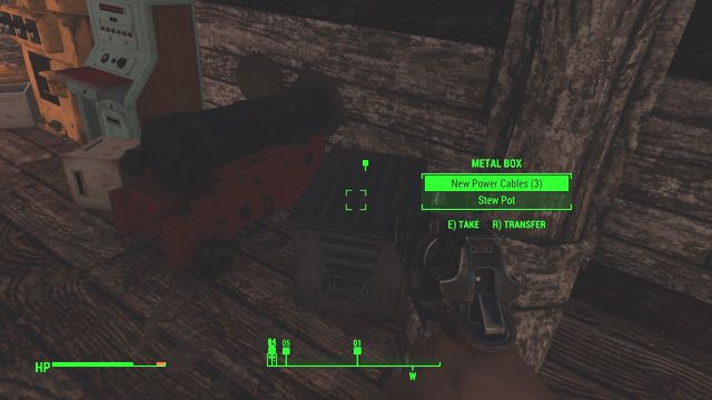 With at least 3 intelligence points, collecting the cables is not necessary. - Fallout 4: Last Voyage of the USS Constitution (USS Constitution) - Side quests in other locations - Fallout 4 Game Guide & Walkthrough