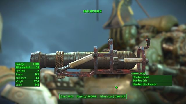 After you defeat all of the scavengers, climb up to the deck and talk to Ironsides - Fallout 4: Last Voyage of the USS Constitution (USS Constitution) - Side quests in other locations - Fallout 4 Game Guide & Walkthrough
