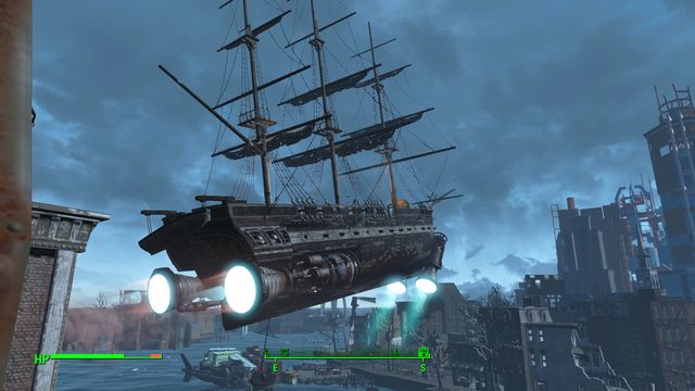 To start the ships engines, you need to supply sufficient amount of energy - Fallout 4: Last Voyage of the USS Constitution (USS Constitution) - Side quests in other locations - Fallout 4 Game Guide & Walkthrough