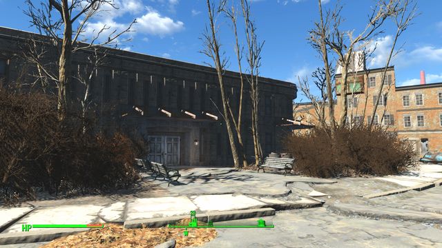 This is a dilapidated building where lab used to be - Fallout 4: Cambridge Polymer Labs collectibles - Cambridge - Sector 5 - Fallout 4 Game Guide & Walkthrough