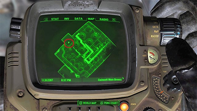 Find the door leading to the Main Brewery - Fallout 4: Magazines in The Castle - Sector 7 - Magazines - Fallout 4 Game Guide & Walkthrough