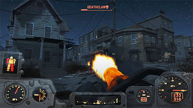 Keep firing at the deathclaw and dont allow it to get too close - Fallout 4: When Freedom Calls - Main story - Fallout 4 Game Guide & Walkthrough