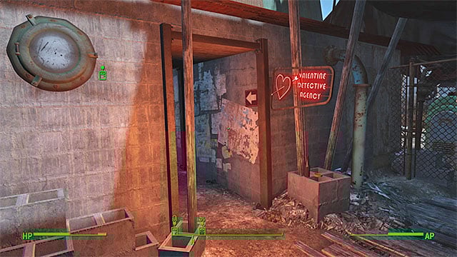 Entrance to Valentines agency - Fallout 4: Jewel of the Commonwealth - Main story - Fallout 4 Game Guide & Walkthrough