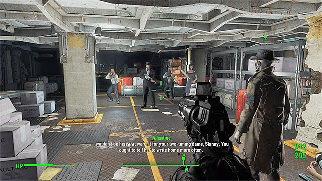 You can select a peaceful or brutal solution - Fallout 4: Unlikely Valentine - Main story - Fallout 4 Game Guide & Walkthrough