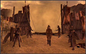 Keep running, fighting with Centurions until youll reach the [Legates Camp] (M19:2) - Eureka! - Main plot - Hoover Dam - Fallout: New Vegas - Game Guide and Walkthrough