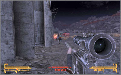 The information you can get from Little Buster might be very helpful with this mission - Three-Card Bounty - Side quests - Fallout: New Vegas - Game Guide and Walkthrough