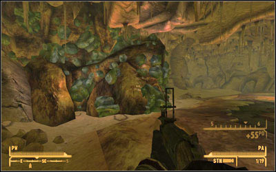 Once youre in the Sulfur Cave, you have to clear the whole area out of the Fire geckos - Why Cant We Be Friends - Side quests - Fallout: New Vegas - Game Guide and Walkthrough