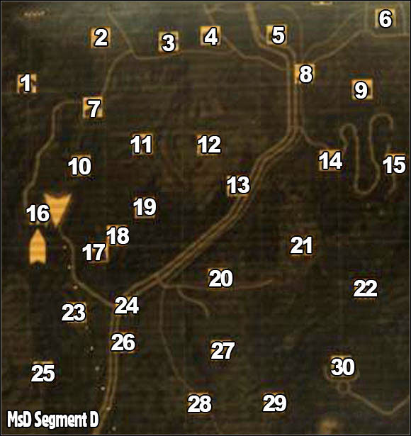 Segment B, World map - Fallout: New Vegas Game Guide