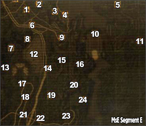 1 - Segment E - World map - Fallout: New Vegas - Game Guide and Walkthrough