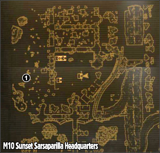 1 - M10 - Sunset Sarsaparilla Headquarters - Maps - Fallout: New Vegas - Game Guide and Walkthrough
