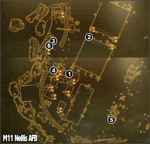 M11 Nellis AFB Maps Fallout New Vegas Game Guide