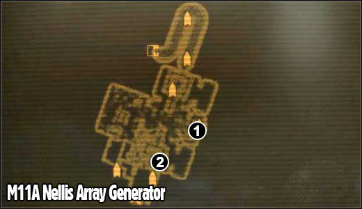 1 - M11 - Nellis AFB - Maps - Fallout: New Vegas - Game Guide and Walkthrough