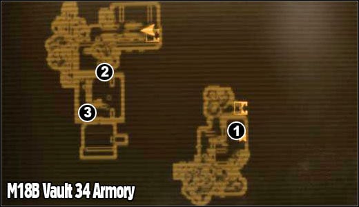 1 - M18 - Vault 34 - Maps - Fallout: New Vegas - Game Guide and Walkthrough