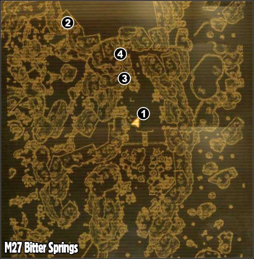 1 - M27 - Bitter Springs - Maps - Fallout: New Vegas - Game Guide and Walkthrough
