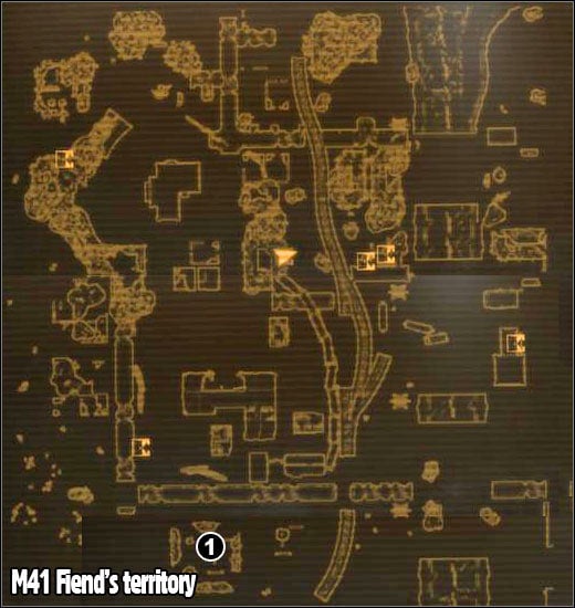 1 - M41 - Fiend's territory - Maps - Fallout: New Vegas - Game Guide and Walkthrough