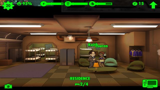 Flirt leads to dance and dance leads to the bedroom. - Types of objectives - Objectives - Fallout Shelter - Game Guide and Walkthrough