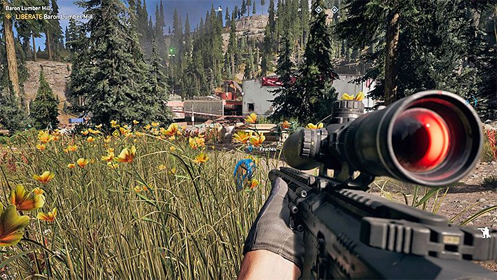 Baron Lumber Mill can be seen on the map after completing the prologue of Far Cry 5 - Baron Lumber Mill in Whitetail Mountains - Whitetail Mountains - Far Cry 5 Game Guide